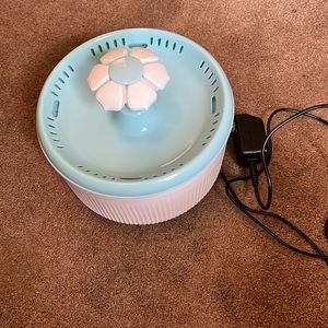 Blue Cat Water Fountain